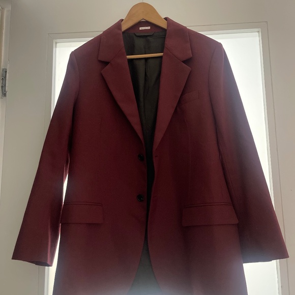 ACNE STUDIOS Burgundy Jacket (Blazer/Sportcoat) - Picture 1 of 6